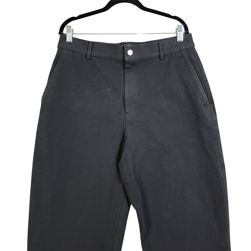 MM LaFleur Womens The Bari Barrel-Leg Jean Size 14 Black Eco Better Than Denim‎ - Picture 3 of 13